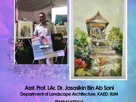 Congratulations to Department of Landscape Architecture's team achievement in Royal Floria Putrajaya 2018