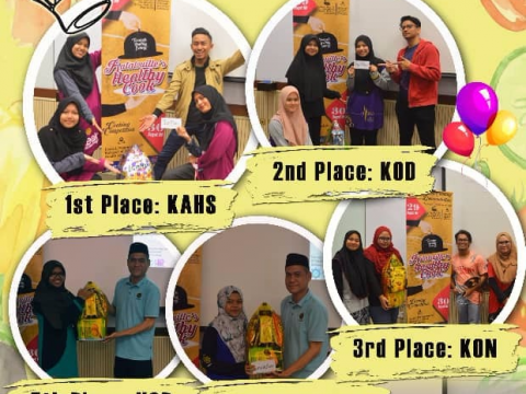 Congratulations to the Winner of Health Cooking Competition 2018