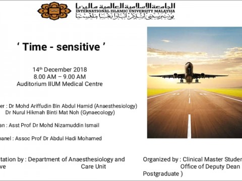 KOM CPC - Anaesthesiology - "Time-sensitive"