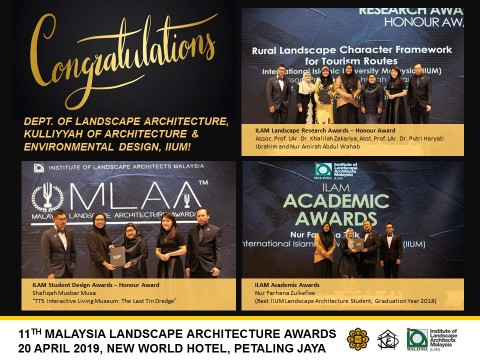 11th MALAYSIA LANDSCAPE ARCHITECTURE AWARDS