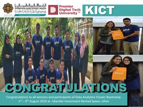 Congratulations to all winners and participants of Data Analytics Cluster Bootcamp. 