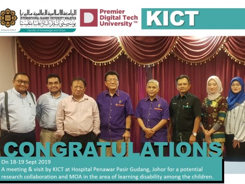 KICT Visit to Hospital Penawar: Towards MOA & Collaboration 