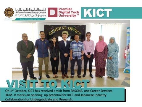 PASONA and Career Services IIUM have visited KICT
