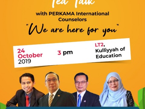 COUNSELlNG MONTH 2019 : TEA TALK