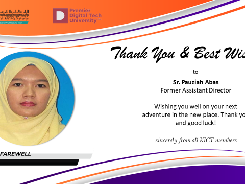 Thank You Prof. Sister Pauziah Abas