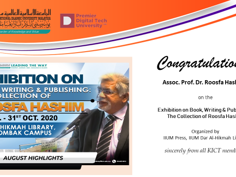 Congratulations Assoc. Prof. Dr. Roosfa Hashim