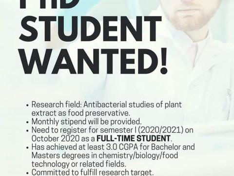 PhD Student Wanted!