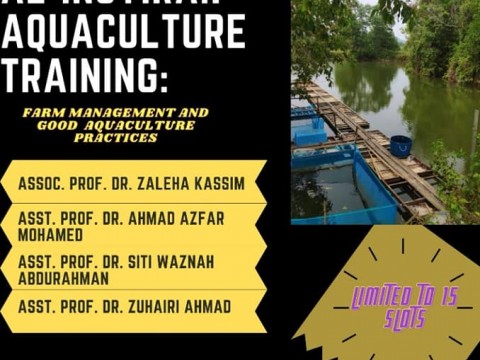 Al-Insyirah Aquaculture Training - Farm Management and Good Aquaculture Practices