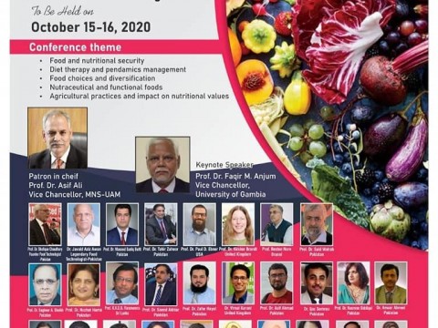 International Conference on “Plant Based Food; Potential for Food Security and Pandemic Management”​