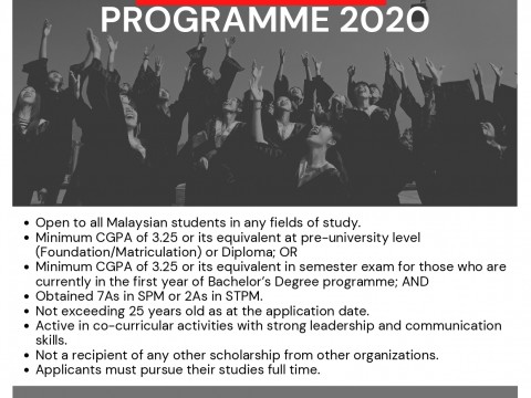 APPLICATION FOR MIDF EDUCATION SCHOLARSHIP PROGRAMME 2020
