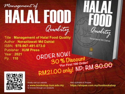 OPEN FOR PRE-ORDER: Management of HALAL FOOD Quality