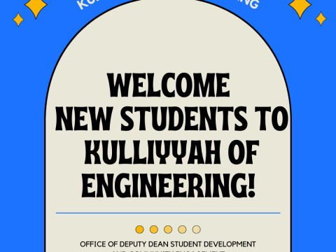 Welcome new students to Kulliyyah of Engineering! 