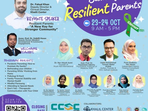 PSYCHOLOGY AND COUNSELLING SEMINAR: BUILDING RESILIENT PARENTS
