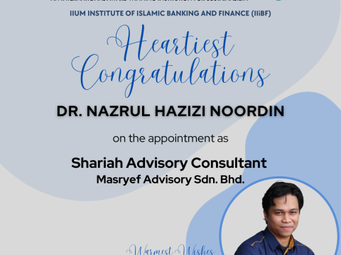 Heartiest Congratulations to Dr. Nazrul Hazizi Noordin
