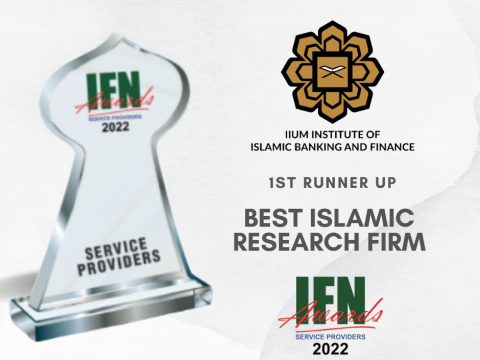 Congratulations! IFN Awards1st Runner Up Best Islamic Research Firm 2022 