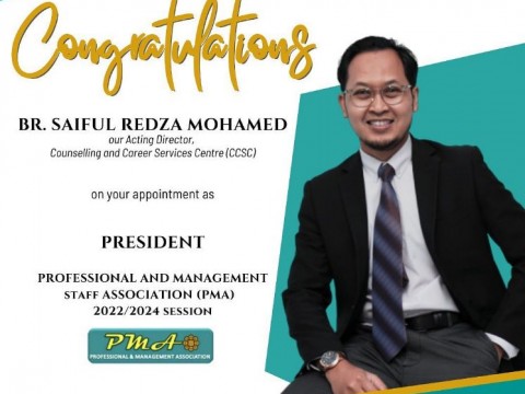 Hearties Congratulations to our Acting Director of CCSC on your appointment as President of Professional and Management Staff Association (PMA) 2022/2024 Session.