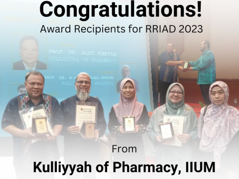 Congratulations to Award Recipients for RRIAD 2023