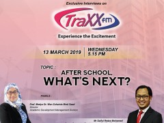 Our Senior Counselor with TraxxFM