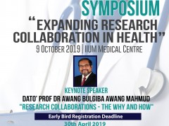 SECOND ANNOUNCEMENT 5TH MEDICAL RESEARCH SYMPOSIUM (MRS) 2019