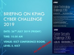 Briefing on KPMG Cyber Challenge 2019