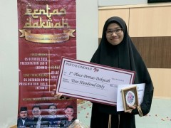 Female finalist wins Pentas Dakwah 4.0