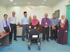 Handover of Wheelchair