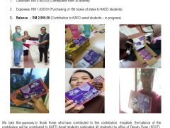 CONTRIBUTION FOR KAED STUDENTS IN CAMPUS DURING MCO : CLOSED ACCOUNT