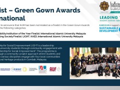 Finalist - Green Gown Awards International