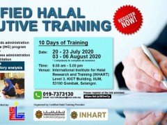 Certified Halal Executive Training 2020