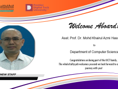 Welcome Dr. Khairul Azmi Hassan to KICT