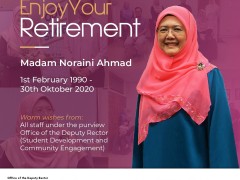 HAPPY RETIREMENT - MADAM NORAINI AHMAD