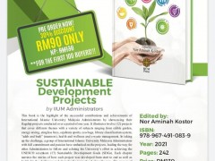 OPEN FOR PRE-ORDER: SUSTAINABLE DEVELOPMENT PROJECTS BY IIUM ADMINISTRATORS