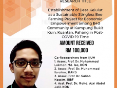 Congratulations on Securing the Hasanah Special Grant (HSG) 2020