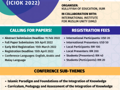 INTERNATIONAL CONFERENCE ON THE INTEGRATION OF KNOWLEDGE IN HIGHER EDUCATION (ICIOK 2022) 