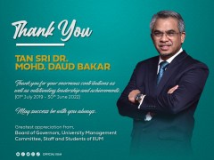 Thank You! YBhg. Tan Sri Dr. Mohd Daud Bakar