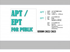 APT / EPT FOR PUBLIC - 14 October  2022