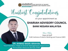 Heartiest Congratulations to Dr. Ahmad Basri Ibrahim