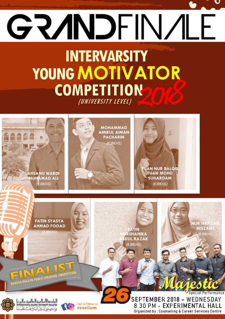GRAND FINALE : INTERVARSITY YOUNG MOTIVATOR 2018