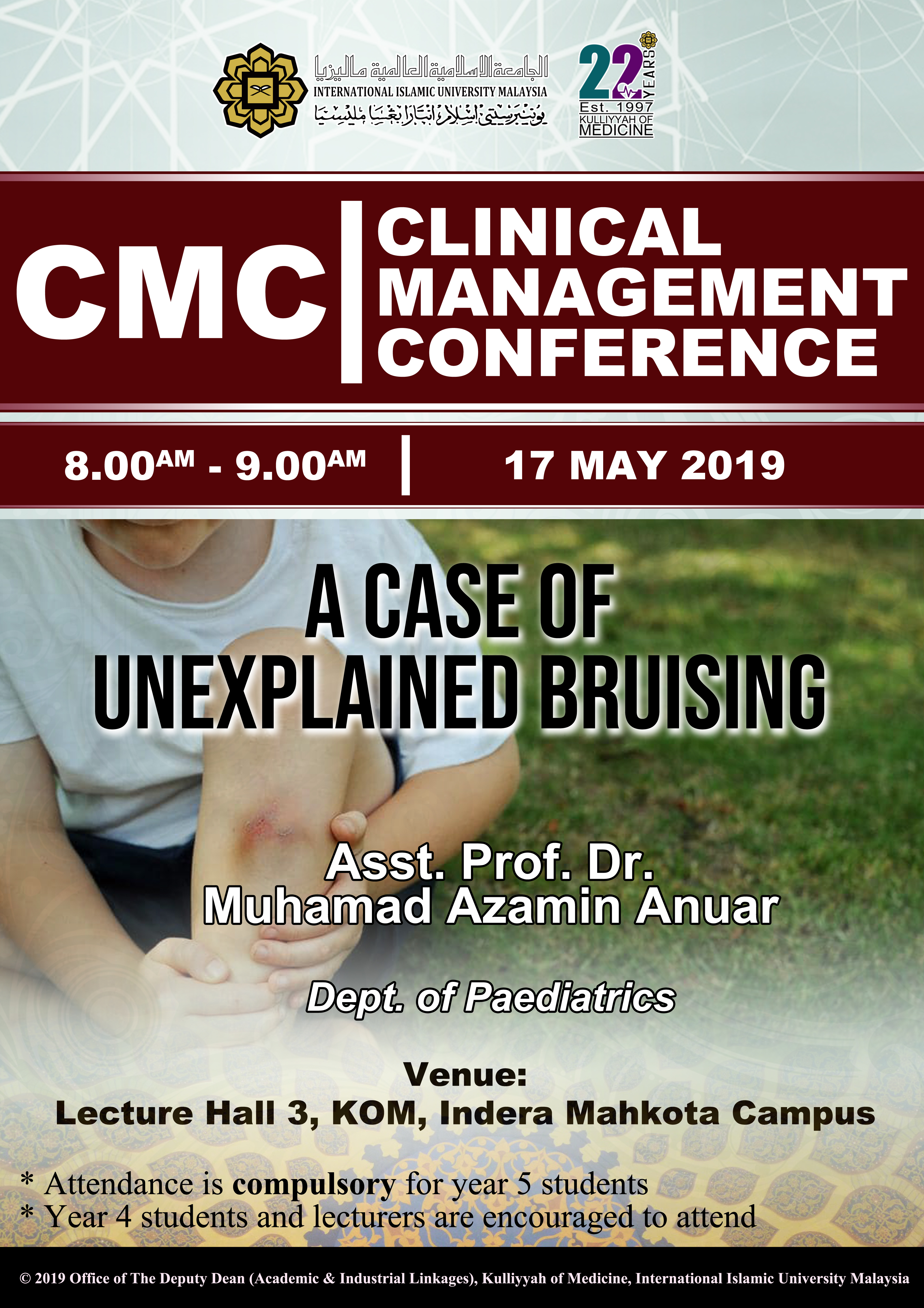 CMC - A Case of Unexplained Brusing