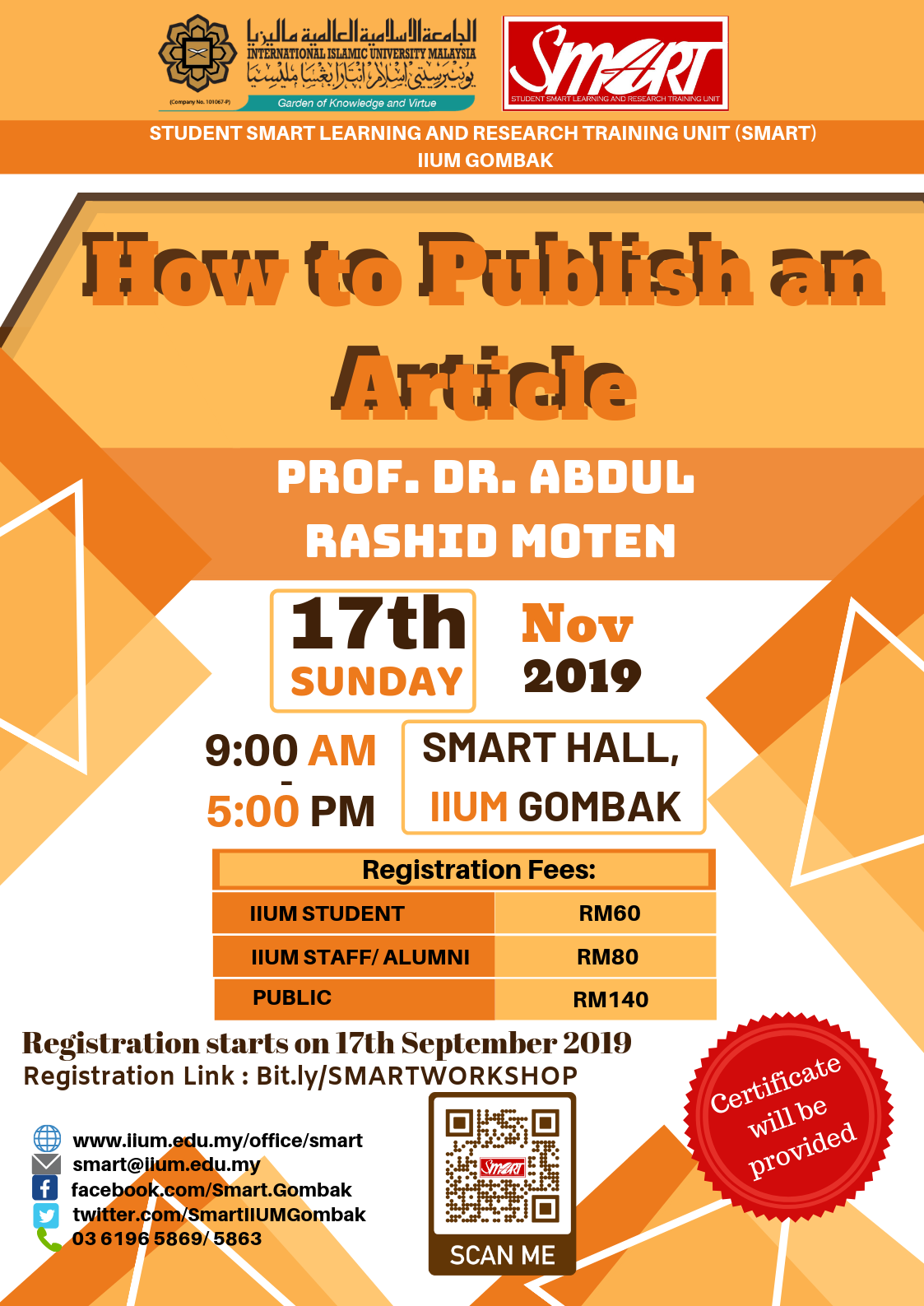 SEM 1, 19/20 - WORKSHOP - HOW TO PUBLISH AN ARTICLE