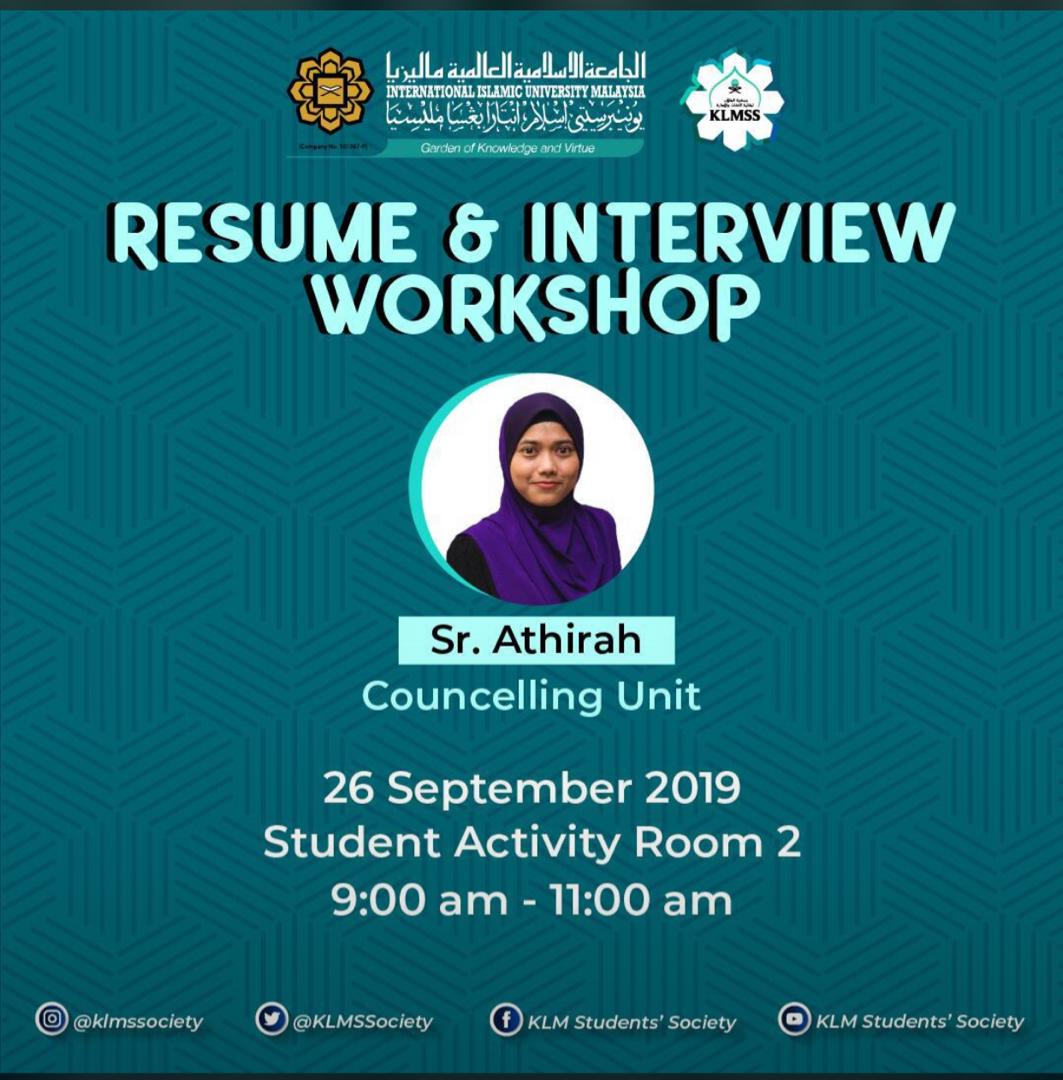 Resume & Interview workshop