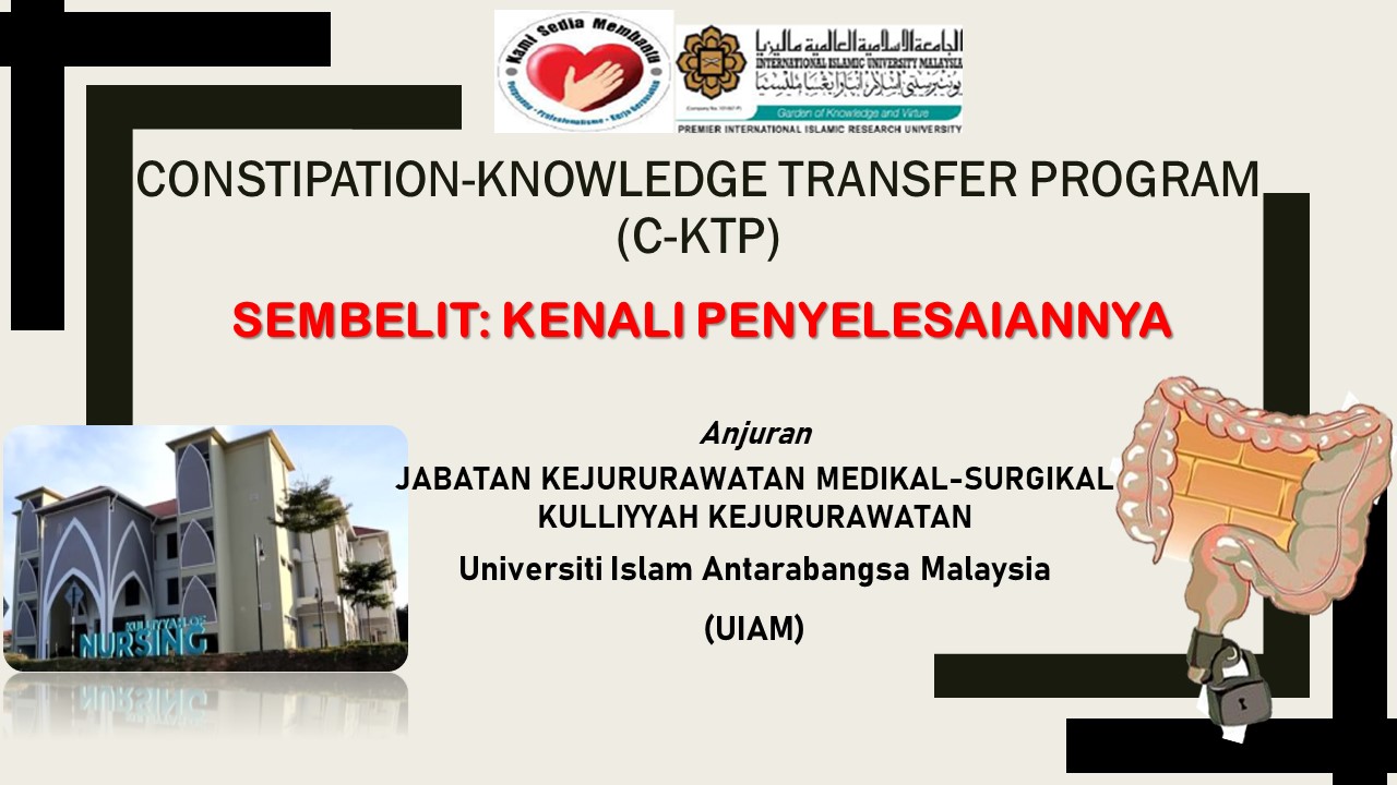 Constipation-Knowledge Transfer Program (C-KTP)