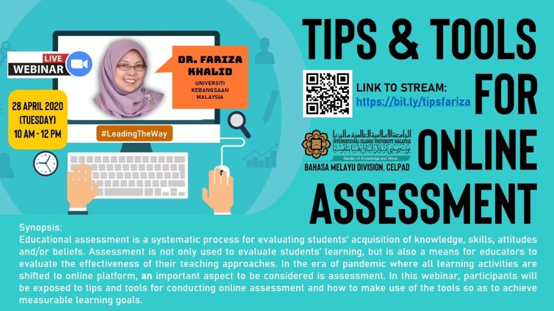 Webinar: Tips & Tools for Online Assessment