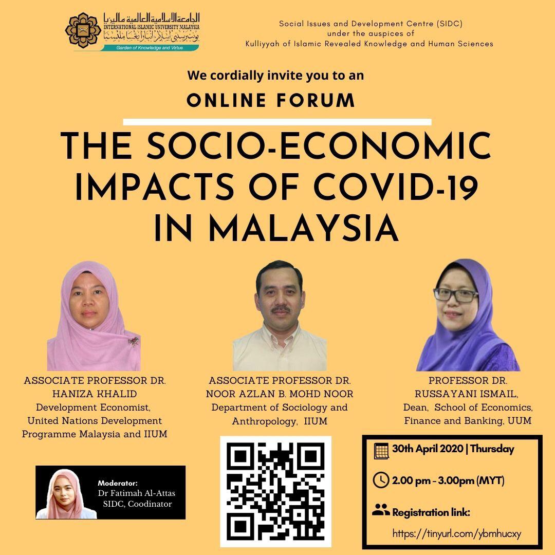 The Socio-Economic Impacts of COVID-19 in Malaysia