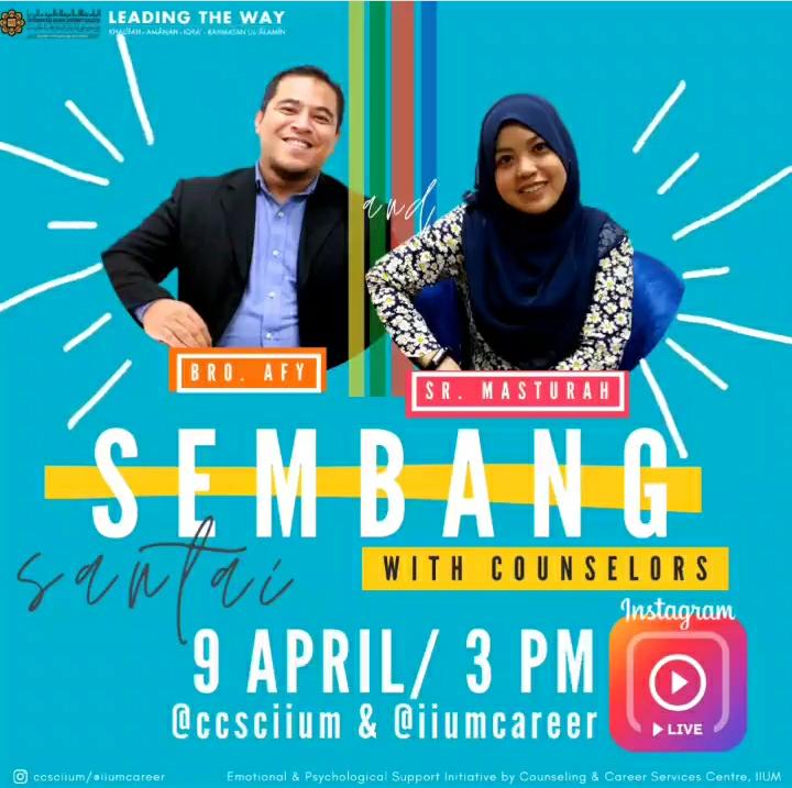Instagram Live Session - Sembang Santai with Counselors 1