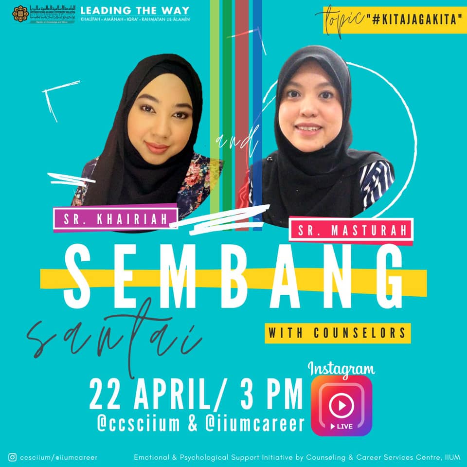 Instagram Live Session - Sembang Santai with Counselors 4