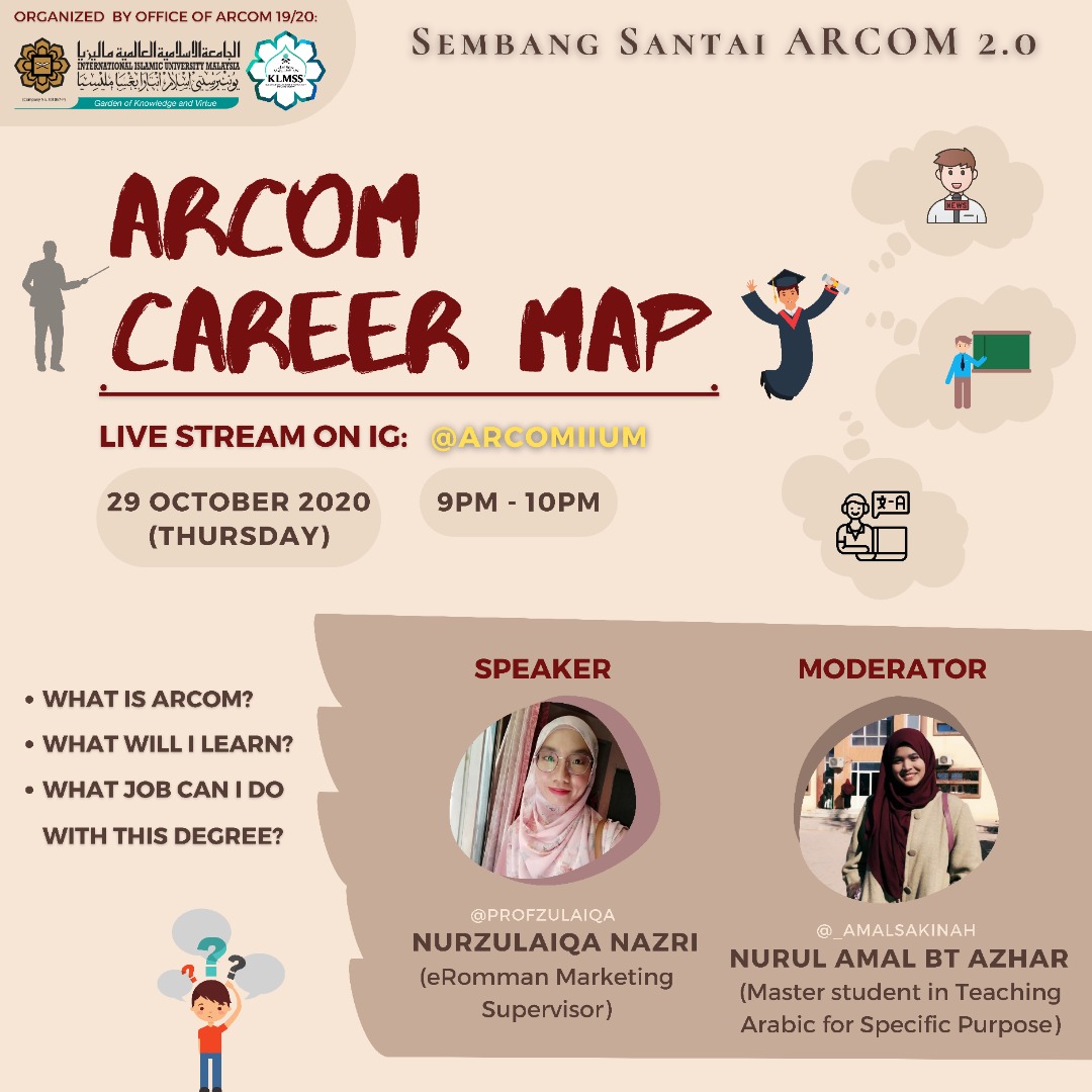 Sembang Santai ARCOM 2.0 : ARCOM Career Map