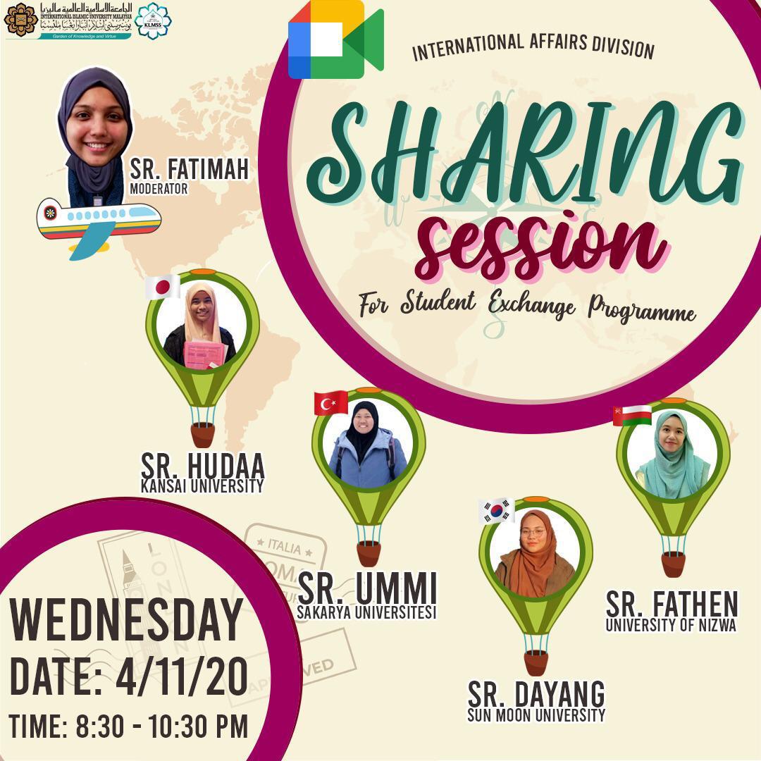 Sharing Session for Student Exchange Programme