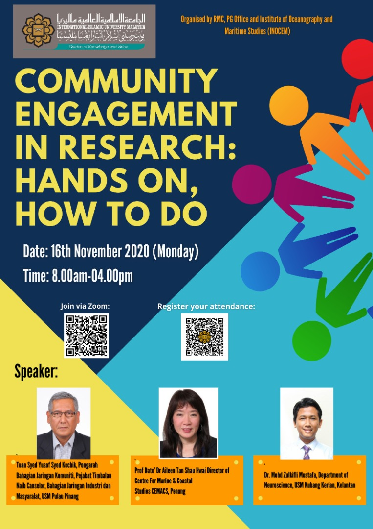 WORKSHOP ON COMMUNITY ENGAGEMENT IN RESEARCH: HANDS ON, HOW TO DO