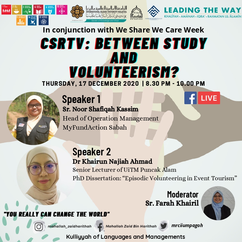 CSRTV : Between Study and Volunteerism